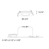 DALS 3″ Round Panel Light 5003-CC
