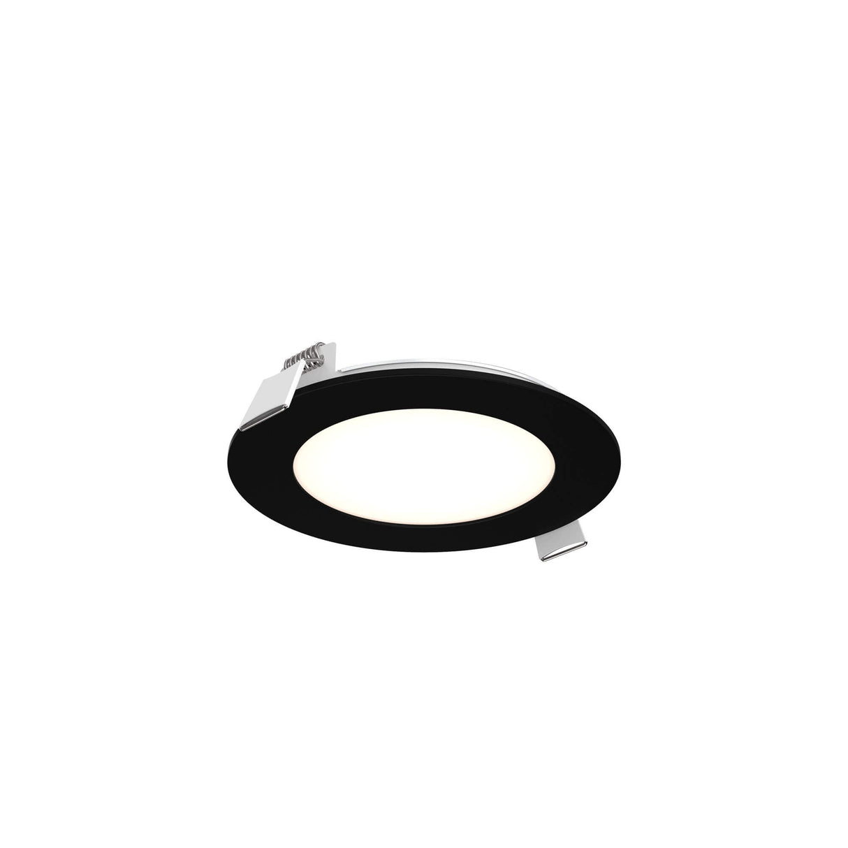 DALS 5004-CC-BK Multi CCT Slim Round Recessed Panel Light