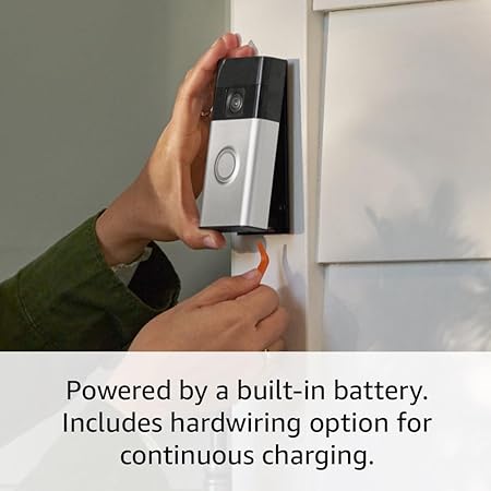 Ring Battery Doorbell, Head-to-Toe Video, Live View with Two-Way Talk, and Motion Detection & Alerts (2024 release)