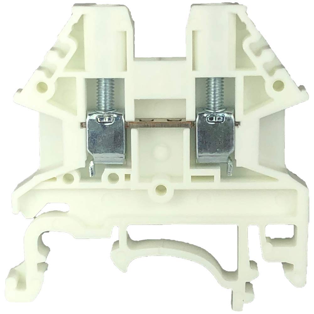 ProEdge White DK2.5N-WE DIN Rail Terminal Block Screw Type UL 600V 20A 12-22AWG