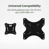 Kanto LT100 Low-Profile Tilting 15" to 45" TV Wall Mount