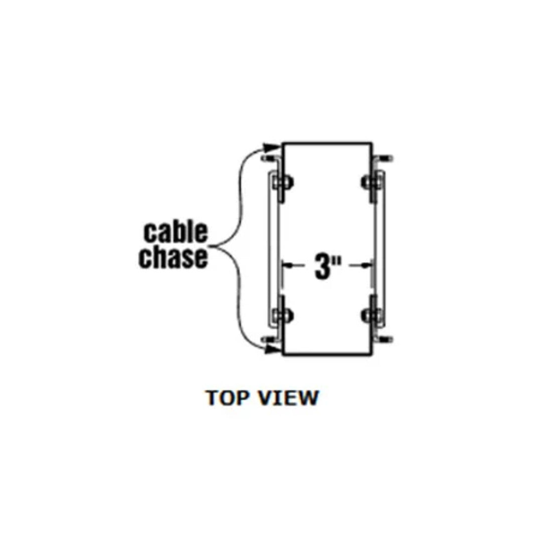 Middle Atlantic 5CC29-26 CABLE CHASE FOR 5-29-26