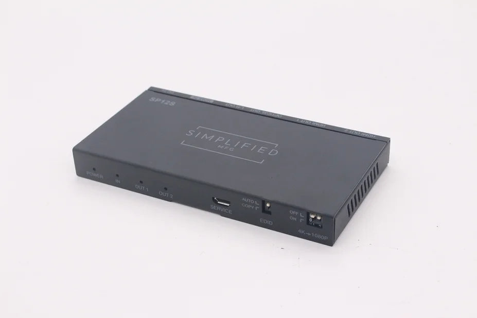 Simplified SP12S  1 to 2 HDMI Splitter
