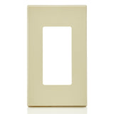 Leviton 80301 1-Gang Decora Plus Screwless Wallplate Polycarbonate