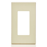 Leviton 80301 1-Gang Decora Plus Screwless Wallplate Polycarbonate