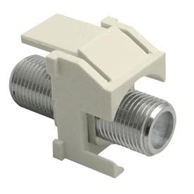 On-Q F3481LAV1 KEY: F CONNECTOR INSERT LT ALM
