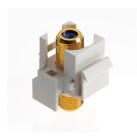 On-Q F3482WHV1 KEY: SELF-TERM F CONNECTOR INSERT WH