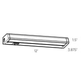 DALS 9012CC-WH 12″ Pivoting Hardwired Linear