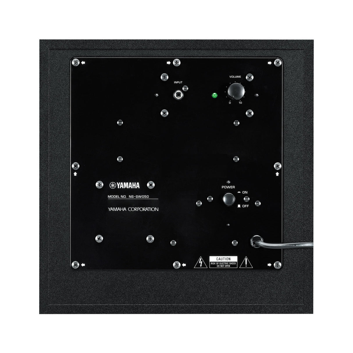 Yamaha NS-SW050BL 8" Powered Subwoofer, Black