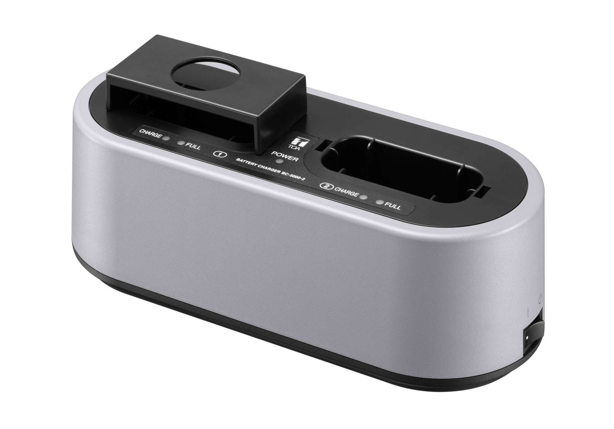 TOA BC-5000-2PS Dual Charging Station Accepts 5000 Series Rechargeable Transmitters and/Or Portable Tuners