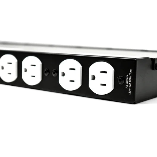 Middle Atlantic PD-915R Rackmount Power, 9 Outlet, 15A, Basic Surge Protection - 9 ft Cord