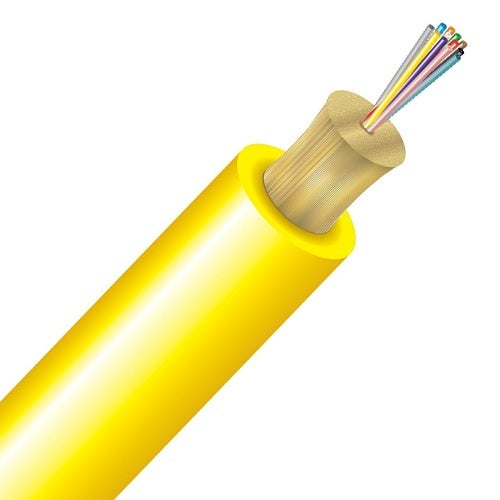 Cleerline TN012S2D9YP 12 Strand BendSafe® Distribution TB, Plenum I/O, 9/125, G657 A2/B2 OS2 Per 1000ft Spool