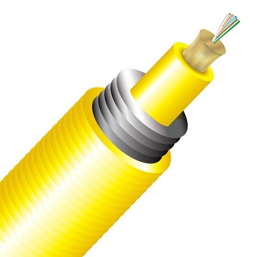 Cleerline TA006S2D9YP-B 6 Strand BendSafe® Interlocking Armored Distribution TB, Plenum, 9/125, G657 A2/B2 OS2 Per FT