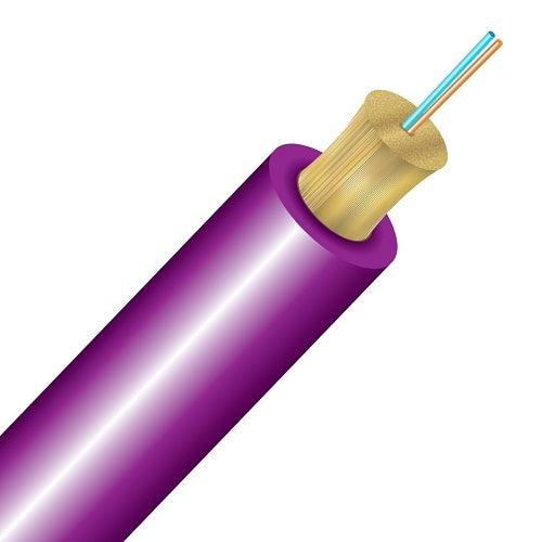 Cleerline TN002M4D9MP 2 Strand BendSafe® Distribution TB, Plenum I/O, 50/125, OM4 Per 1000ft Spool