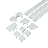 Sanus CCS3KWH 10-Piece 45-in x 1.5 in PVC Cord/Cable Organization Kit. PANDUIT