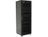 Sanus CFR2136-B1 36U AV Rack Audio Component & Home Theater Rack