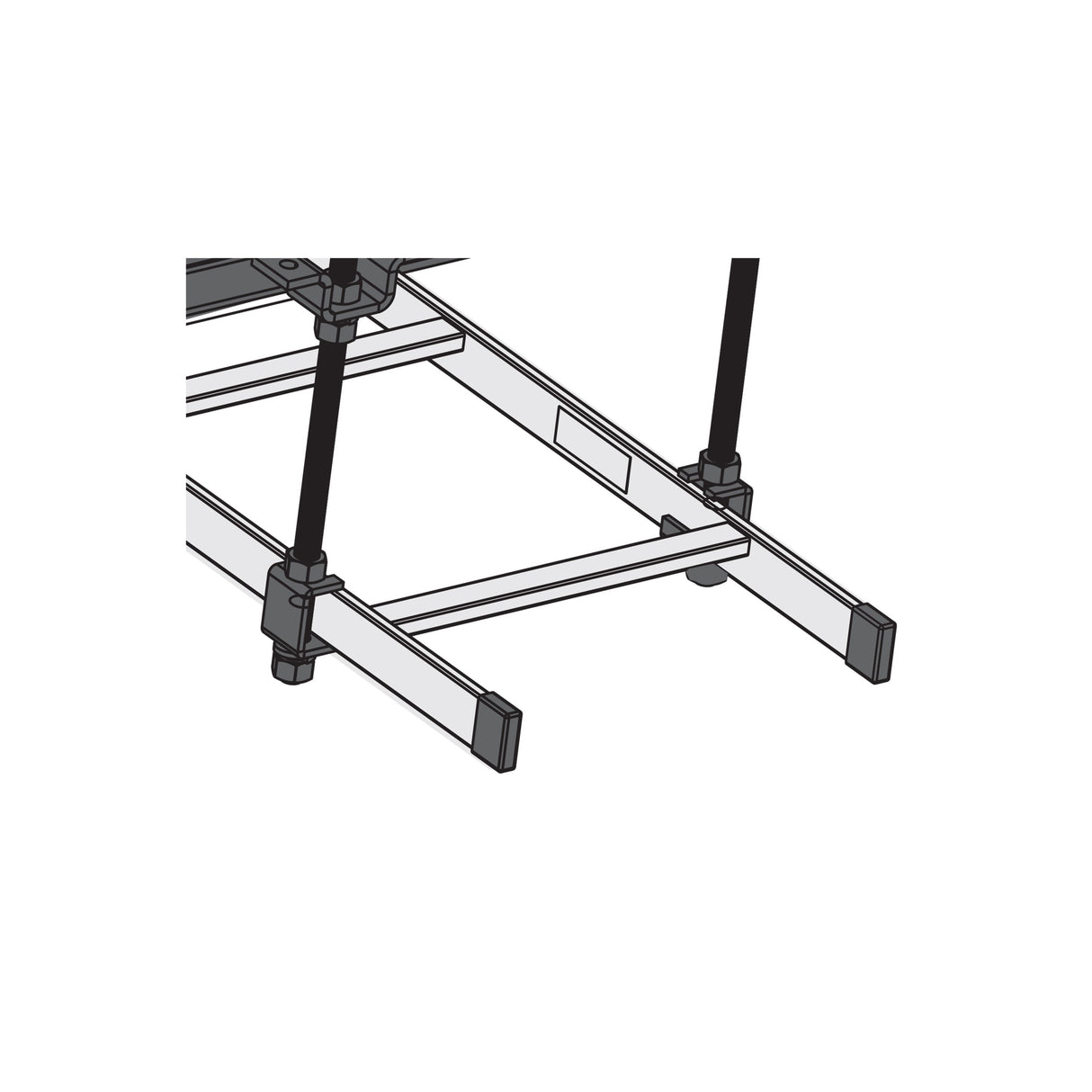 Middle Atlantic CLH-EC-12 CABLE LADDER END CAPS,12P