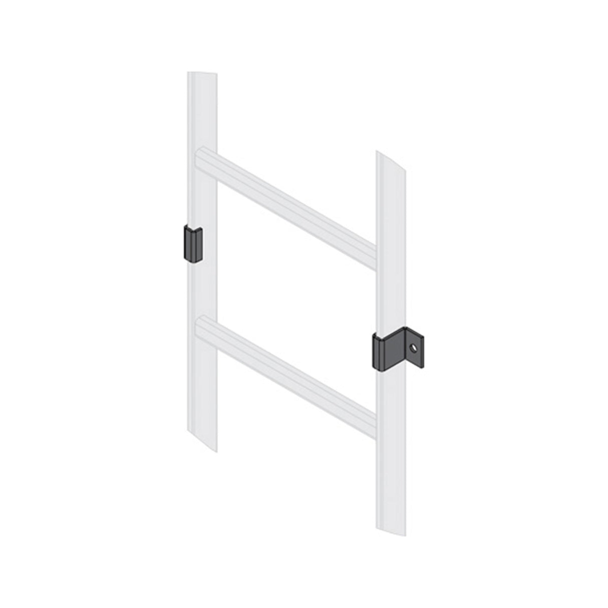 Middle Atlantic CLH-RWC LADDER WALL CLAMP,1PR