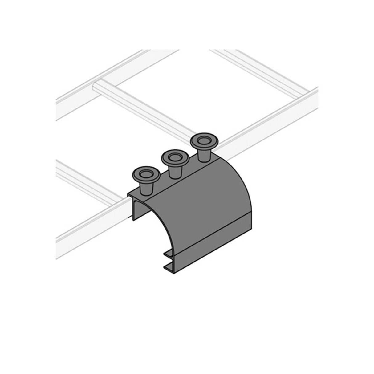 Middle Atlantic CLH-SD8 CBL LDDR SIDE DRP 8,1PC,3