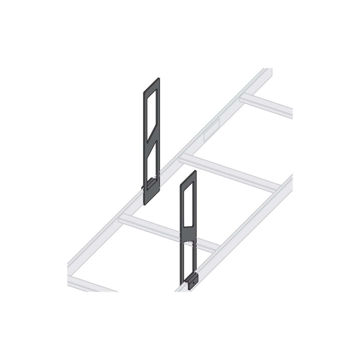 Middle Atlantic CLH-SS-12-2 12"H SIDE STAND-OFF,2PC