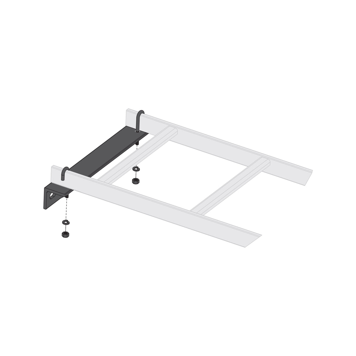 Middle Atlantic CLH-WRS-W6-W12 WALL SPRT HDW,6",9",12"