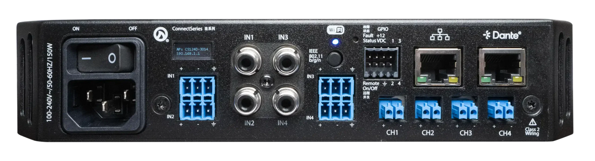 LEA CS124D Smart AMP | 4 Channels | 120 Watts Per Channel