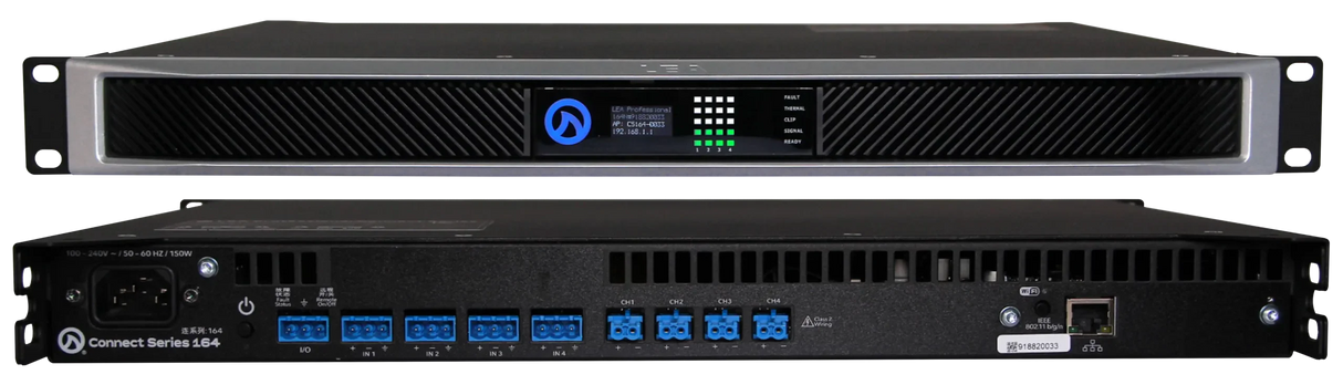 LEA CS164 Smart AMP | 4 Channels | 160 Watts Per Channel