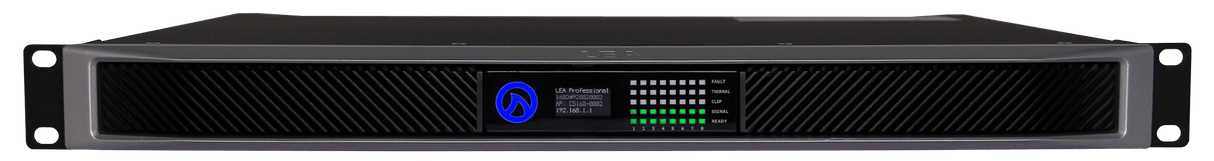 LEA CS168D Smart AMP With Dante | 8 CH | 160 Watts Per Channel