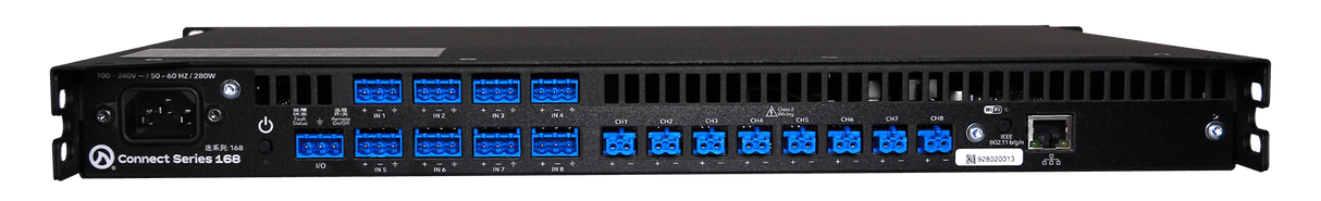 LEA CS168 Smart AMP | 8 Channels | 160 Watts Per Channel