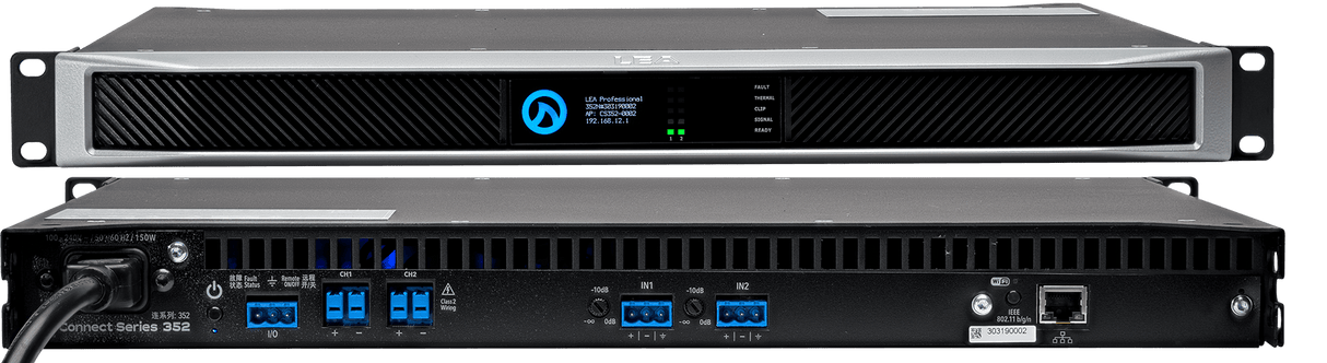 LEA CS352 Smart AMP | 2 Channels | 350 Watts Per Channel