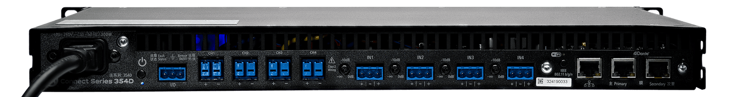 LEA CS354D-G Smart AMP | 4 Channels | 350 Watts Per Channel