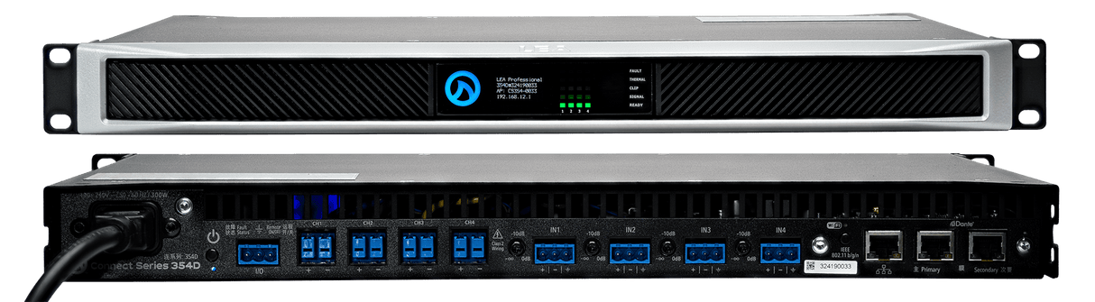 LEA CS354D Smart AMP | 4 Channels | 350 Watts Per Channel