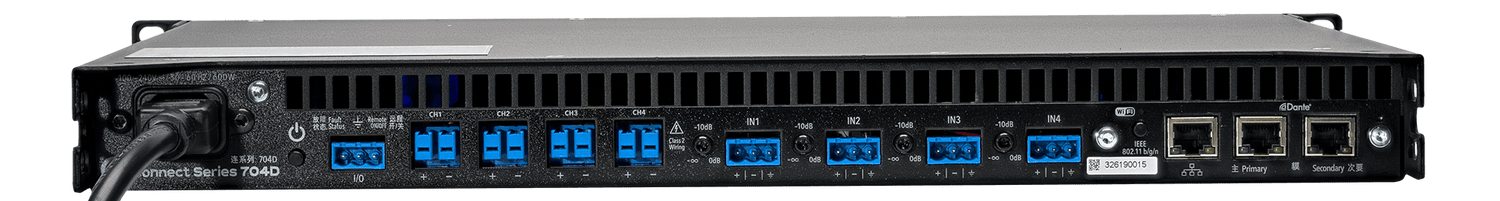 LEA CS704D-G Smart AMP | 4 Channels | 700 Watts Per Channel