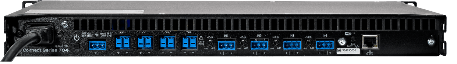 LEA CS704-G Smart AMP | 4 Channels | 700 Watts Per Channel