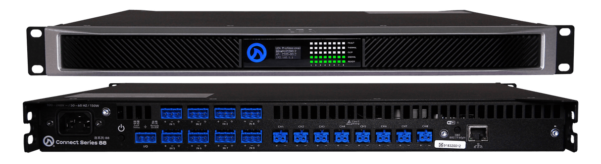 LEA CS88 Smart AMP | 8 Channels | 80 Watts Per Channel