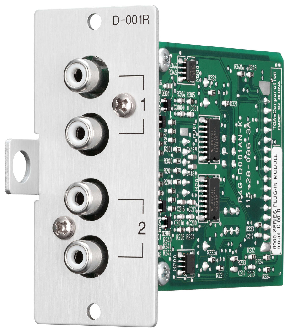 TOA D-001R Input Module for 9000/9000M2 Two Line level Inputs w/DSP