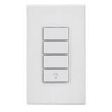 Leviton D2SCS-1BW Decora Smart Scene Controller Switch, Wi-Fi, Neutral Wire Required