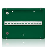 Leviton DINRK-1 DIN Rail Rack Mount Enclosure, Small, 14” x 10” with (1) 12.9” (33cm) rail