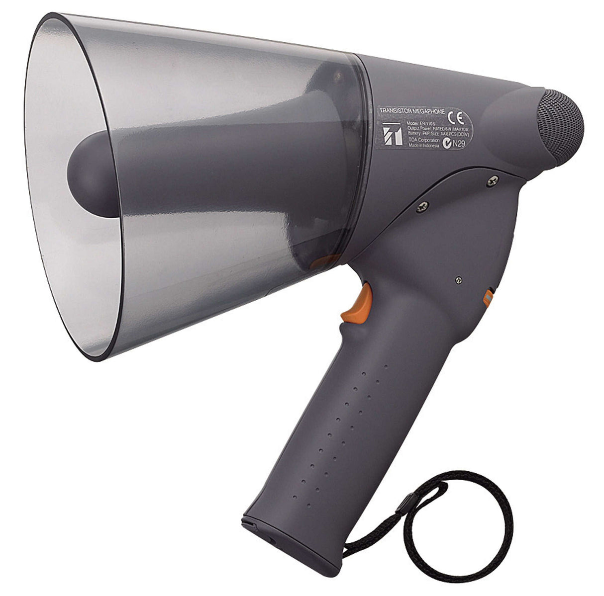 TOA ER-1206 Megaphone 6 W Dark Gray