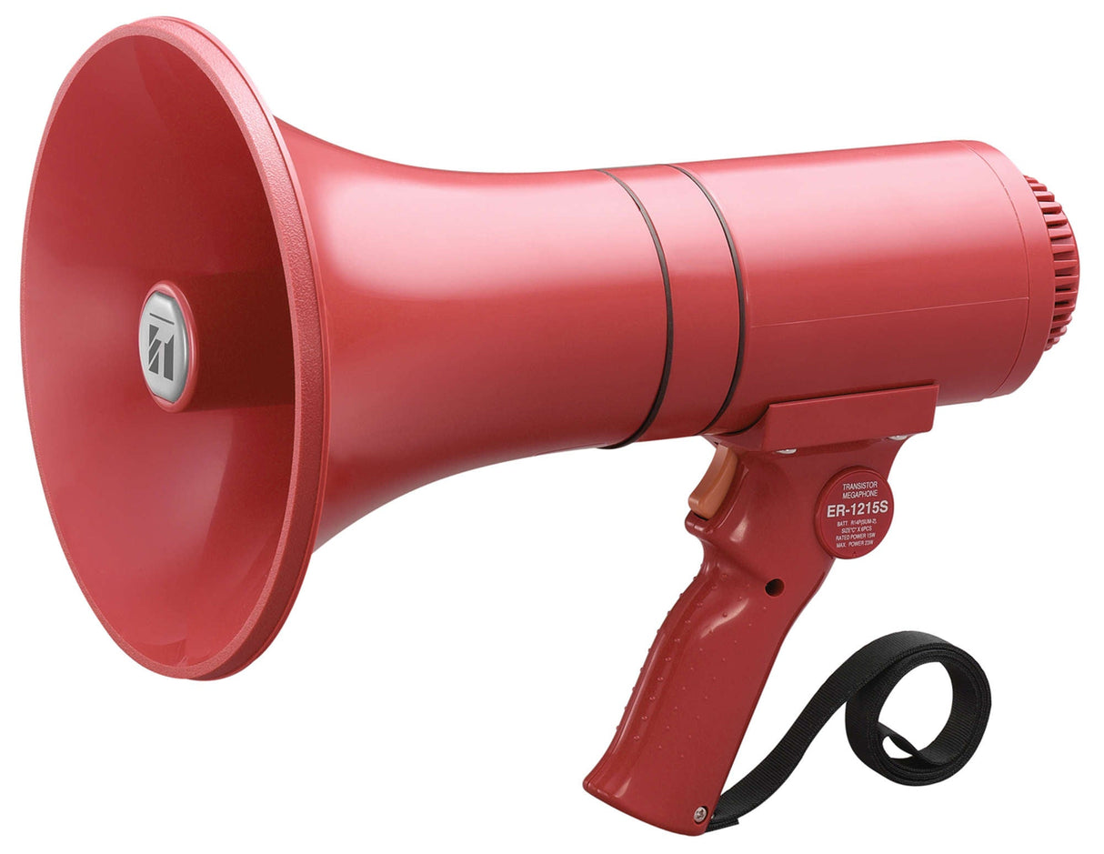 TOA ER-1215S Megaphone 15 W Siren Red