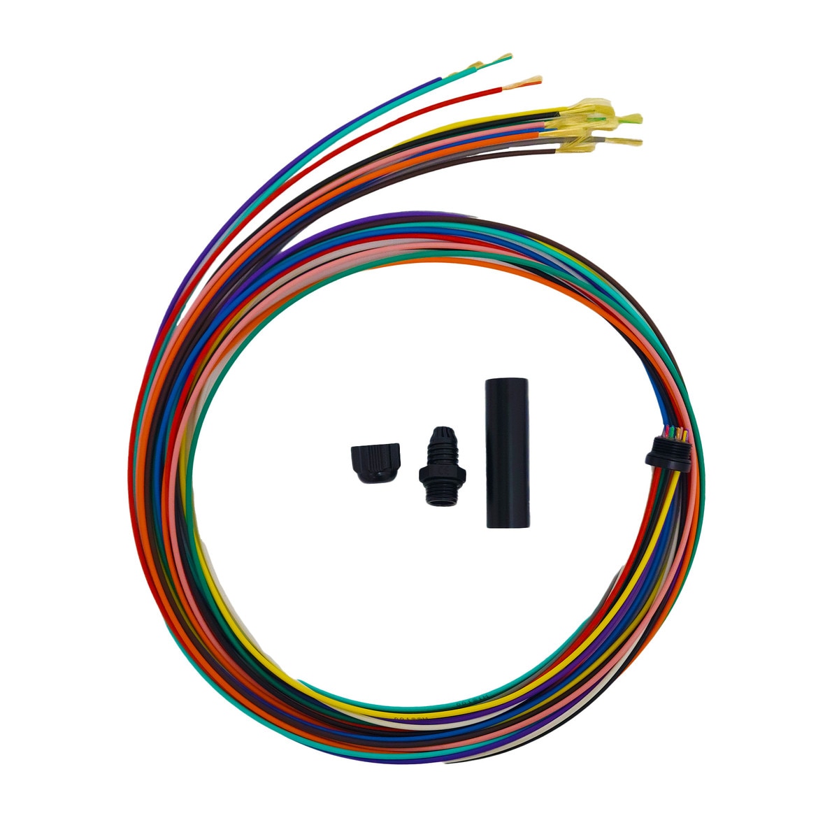 Cleerline SBOK1240M250 Cleerline™ 12 Fiber Spider Breakout Kit, 2 mm, 40” Legs, Accepts 250 µm Per Each