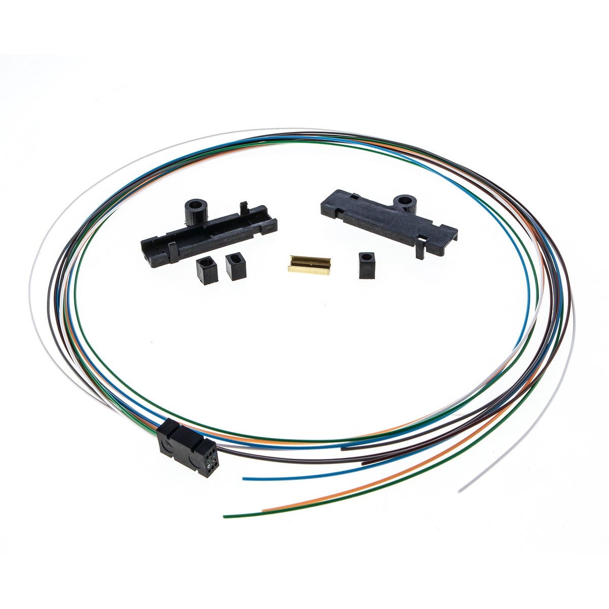 Cleerline FAN0625M250 Cleerline™ 6 Fiber Buffer Tube Fan-Out Kit, 900 µm 25" Legs, Accepts 250 µm Per Each