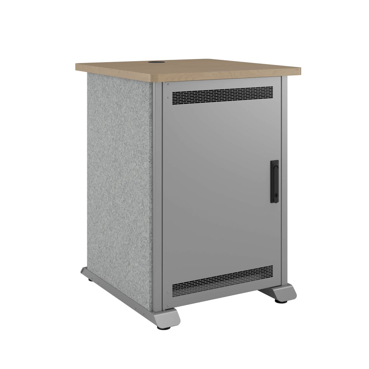 Middle Atlantic FMR-1227E1MS FM,RACK,12RU,27D,E1,MG,SG,SOLID DOOR