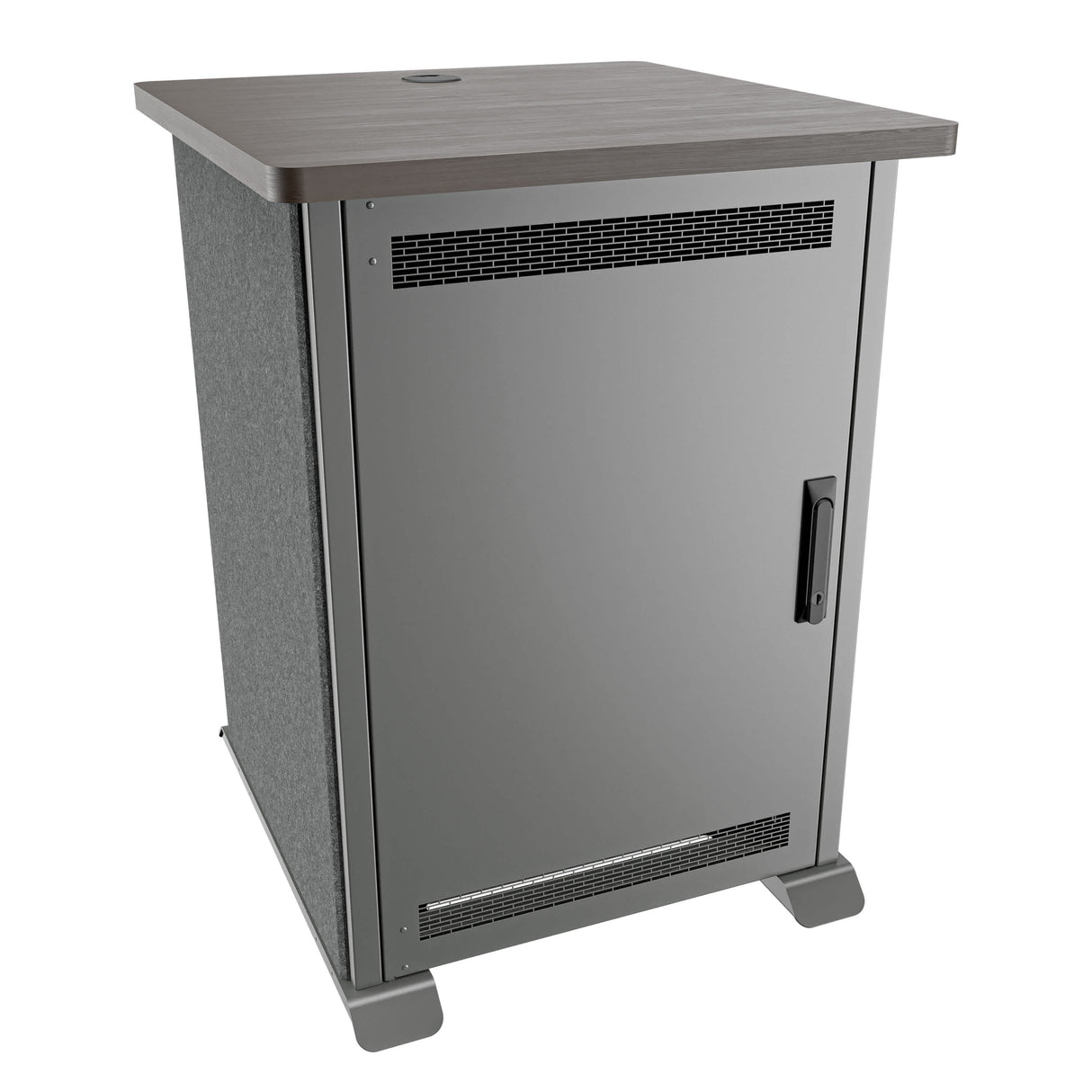 Middle Atlantic FMR-1627A3GC FM,RACK,16RU,27D,A3,GR,CG,SOLID DOOR