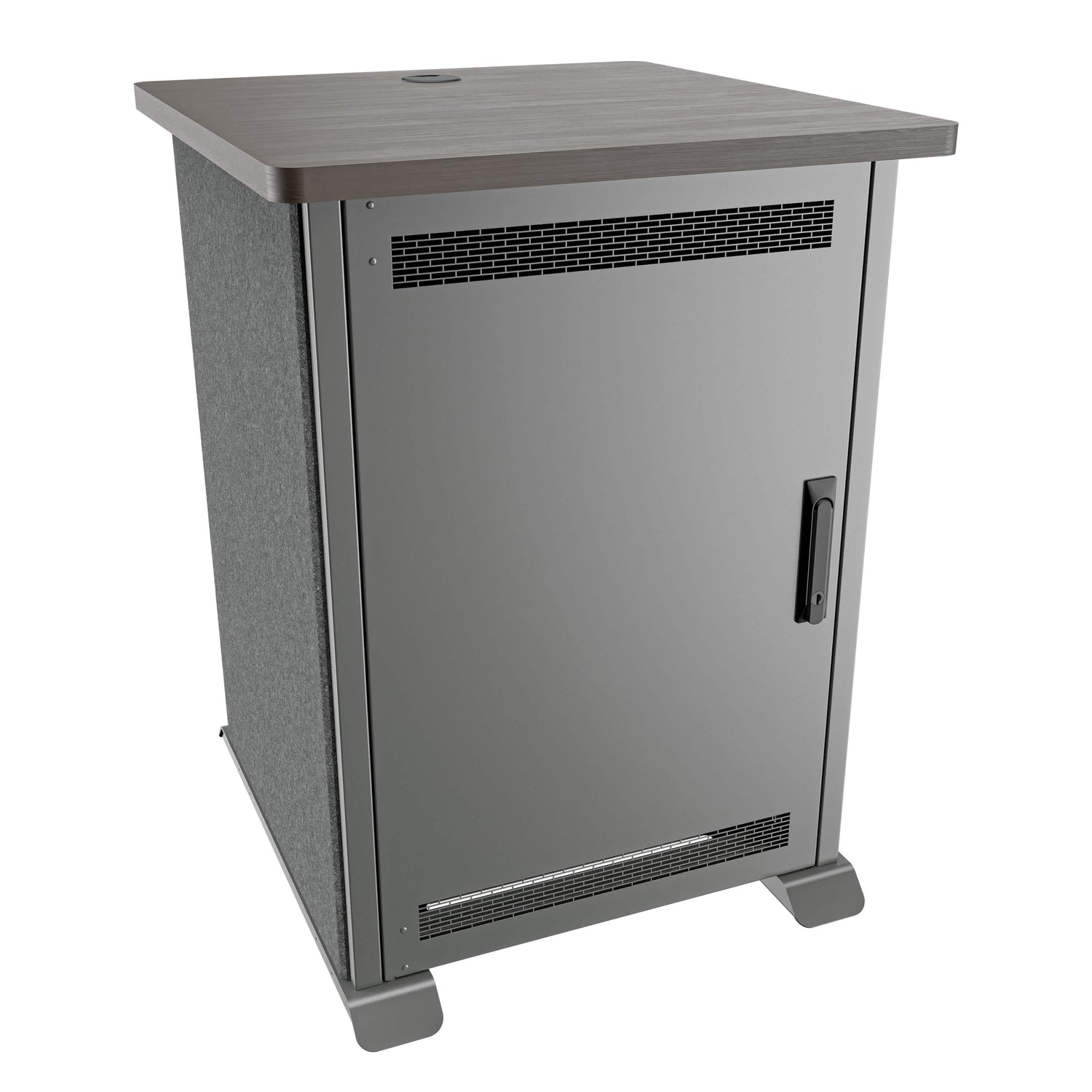 Middle Atlantic FMR-1627A3GC FM,RACK,16RU,27D,A3,GR,CG,SOLID DOOR