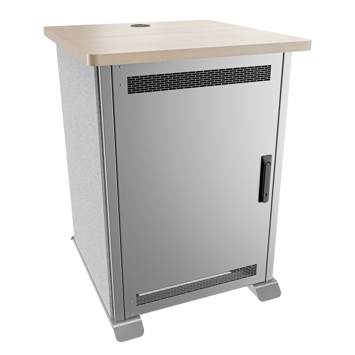 Middle Atlantic FMR-1627E1MS FM,RACK,16RU,27D,E1,MG,SG,SOLID DOOR