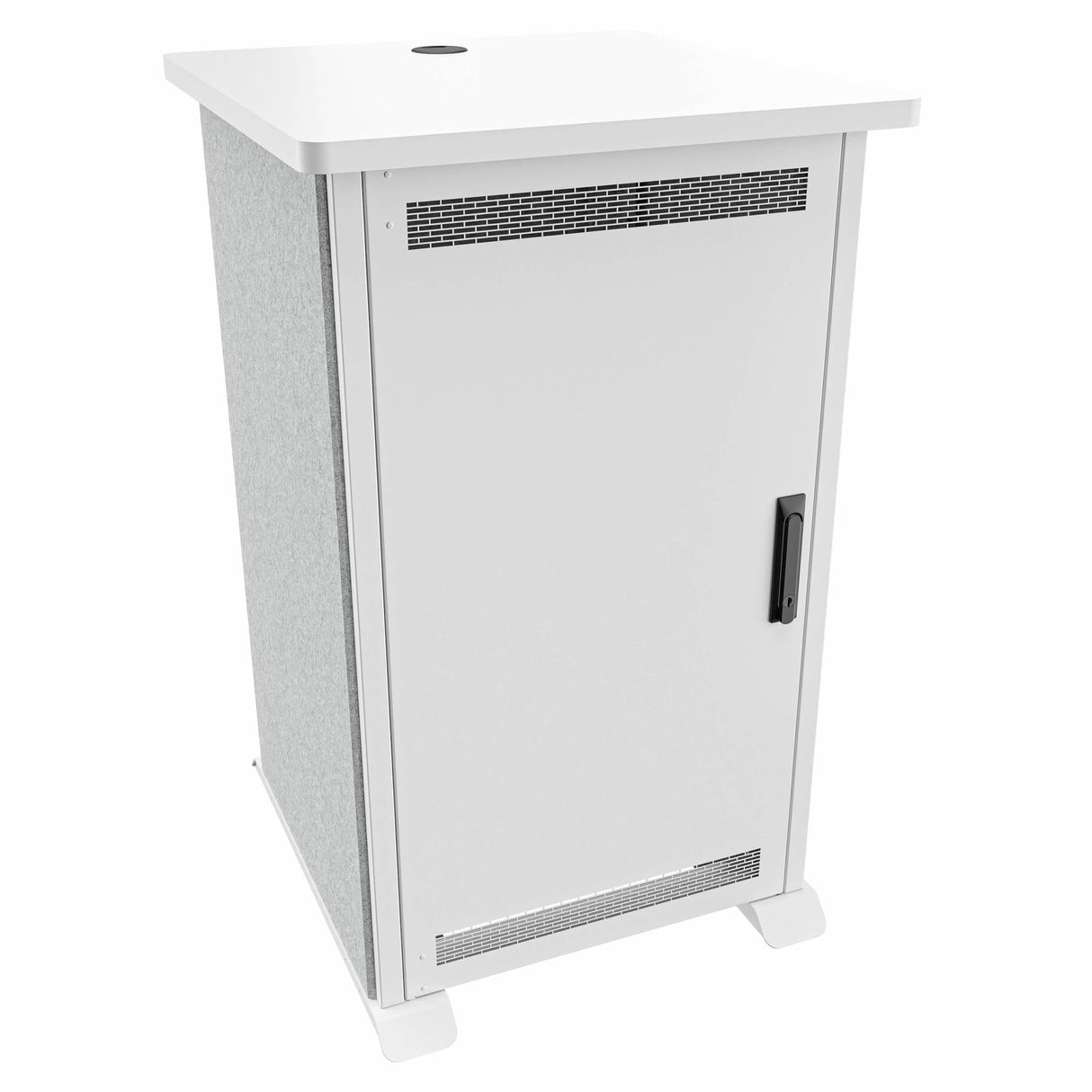 Middle Atlantic FMR-2027D8WS FM,RACK,20RU,27D,D8,LW,SG,SOLID DOOR