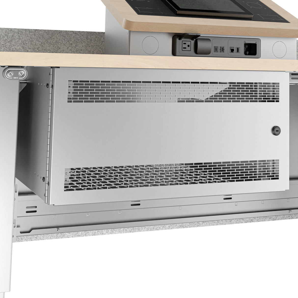 Middle Atlantic FMR-6UT6G-FD FORUM 6RU,UNDERTABLE,RACK,KD,GRAPH,FD