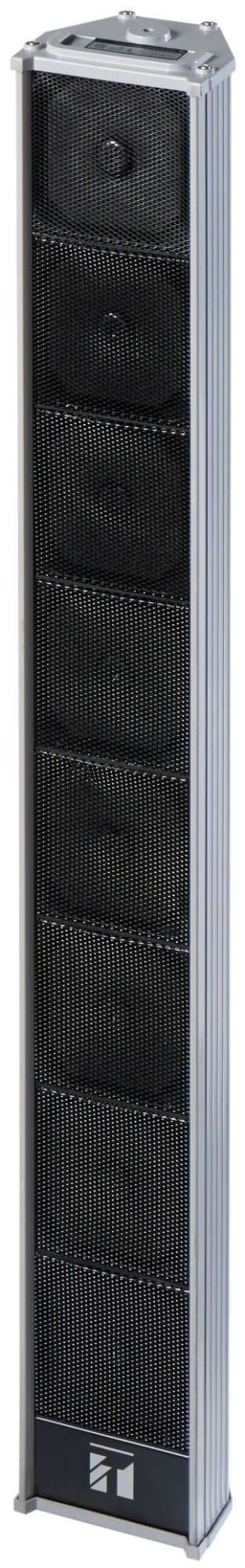TOA HA-1010-AMQ Slim Outdoor Line Array Speaker, IP66, 60W@70V; Mounting Hardware Included (L-Bracket, Bolts)