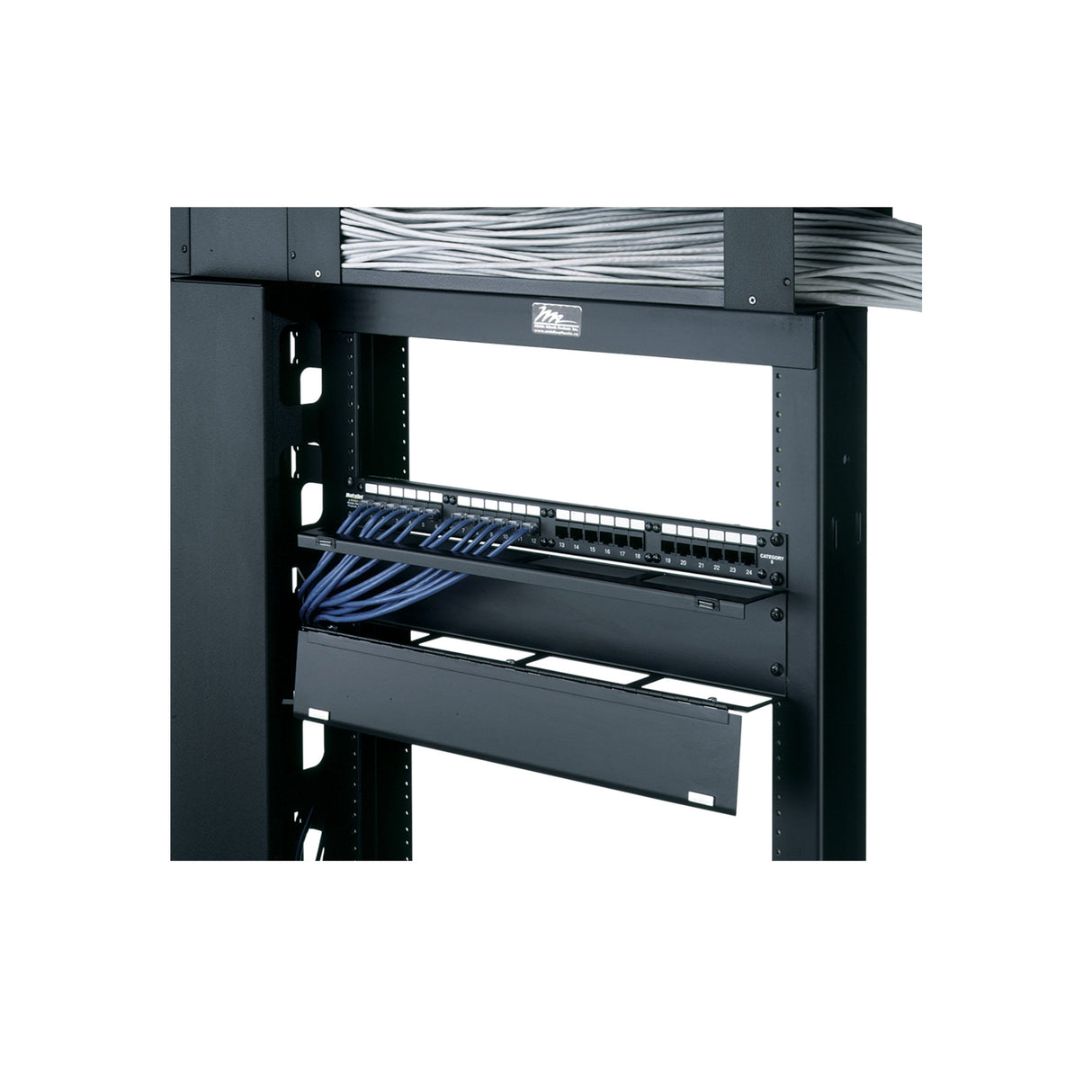 Middle Atlantic HHCM-2 2SP HINGED HORIZ CABLEMGR